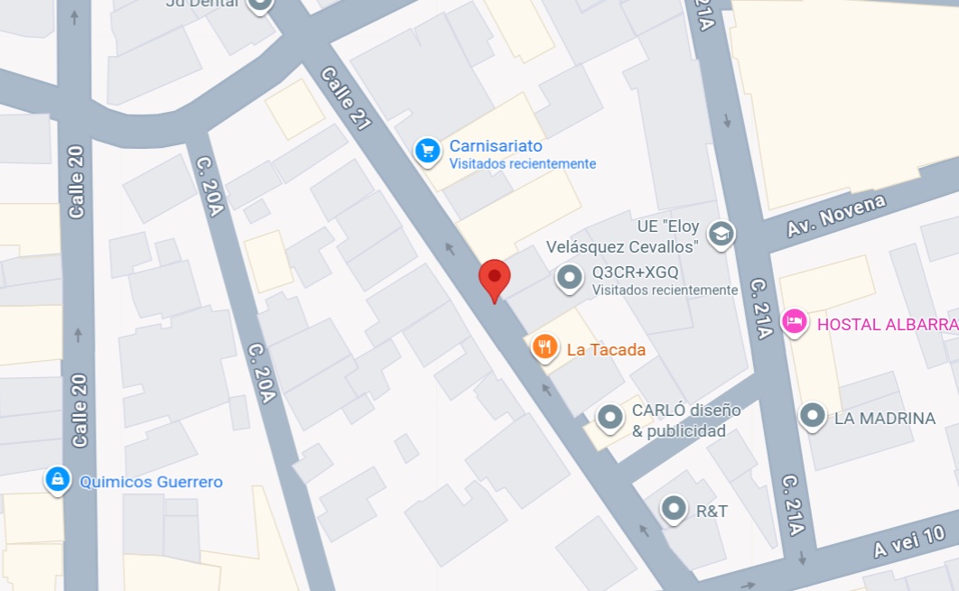 Mapa de ubicación de CardioMed La Libertad